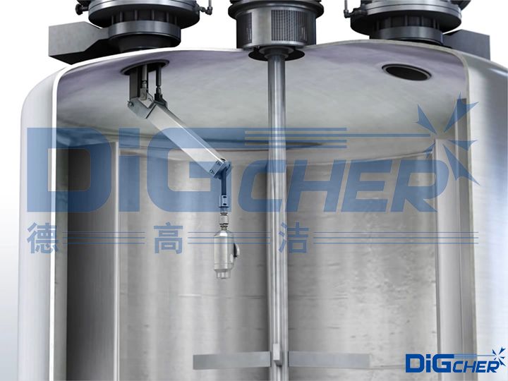 化工密閉式反應釜自動清洗系統(tǒng)